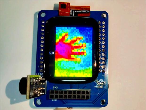 热成像手势识别演示